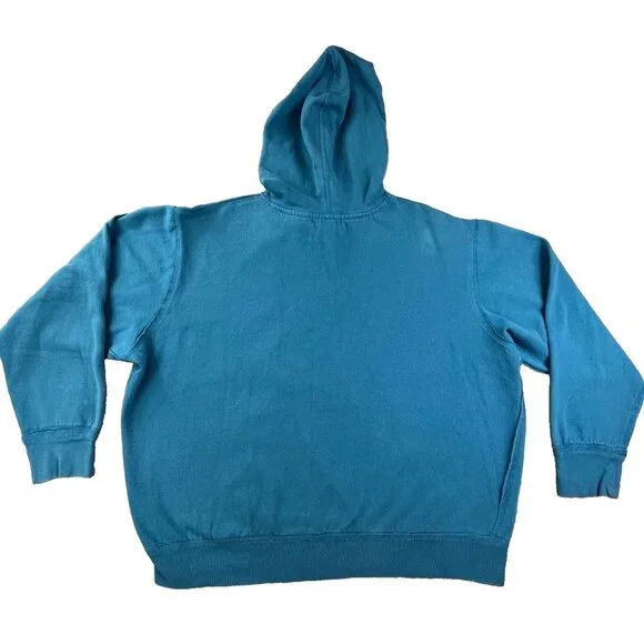 Polo Jeans Co Ralph Lauren Pullover Hoodie Men Large Blue Classic Sweatshirt Y2K - Picture 2 of 10